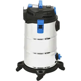 vidaXL Nass- und Trockensauger 1200 W 30 L Silbern