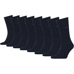 Business Socken 4 Paar weich Herren - Classic Socks navyblau 39/42