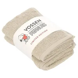 VOSSEN Sleepy Snoopy Handtuchset 30 x 50 cm beige 2 St.