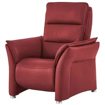 Hukla Sessel Corina Leder 92 x 112 x 90 cm Rot elektrisch