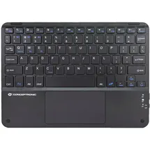 Conceptronic TOBIN01BUS Wireless Tastatur mit Touchpad US
