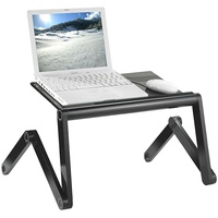 General Office Laptop Auflage: Hochflexibler Alu-Arbeitstisch für Notebook, Tablet etc (Betttisch, Laptop Zubehör, Computertisch)