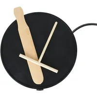 GOURMETmaxx Crepe Maker 1200W schwarz inkl. Teig-Verteiler & Crêpe-Wender