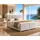 Best For Home Boxspringbett Trinity K-10 mit Bettkasten & Topper, Bonellfederkern H3, 200x200 cm, Silber – Modernes Komfortbett - Silber