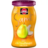 Schwartau Samt Birne à la Vanillekipferl | Fruchtaufstrich ohne Stücke & Kerne | Cremig-feiner Genuss für ein festliches Frühstück & winterliche Backideen | 270 g Glas