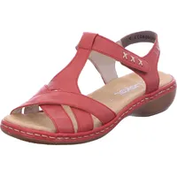 Rieker Sandale in rot 39 EU - 39 EU