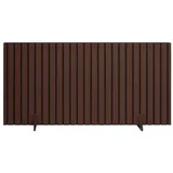 Sphero Design Akustikplatte als dekorative Schreibtisch-Trennwand braun 120 cm x 60 cm