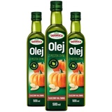 3x Kürbiskernöl 500ml kaltgepresst Kürbiskerne reines Öl Natürlich Premium