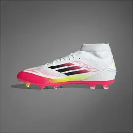 adidas F50 League Mid FG/MG Cloud White / Core Black / Solar Yellow 46