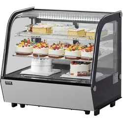 VEVOR Kühlvitrine Bäckereivitrine Kühlschrankvitrine 115L 2-lagig Bäckereien