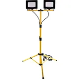 LUXULA Luxula, Arbeitsleuchte, LED Baustrahler mit Stativ (6000 lm,
