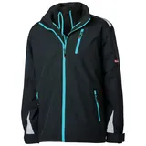 Fortis 3-in-1-Jacke 24, schw./türkis,Gr.L