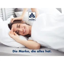 IRISETTE Rügen 1.000er Tonnentaschenfederkernmatratze, Wendematratze mit 7 Zonen, Härtegrad 2, 90 x 190 cm, Öko-Tex zertifiziert, produziert nach deutschem Qualitätsstandard