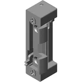 KFV Tagesfalle 115-B mit Stahlabdeckplatte, für schmale Rahmenteile, verzinkt