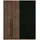 Home Affaire Drehtürenschrank Rimini 179,2 x 220,5 x 60 cm Braun/Schwarz
