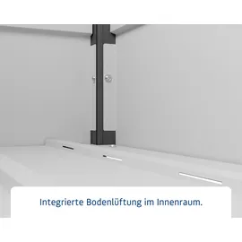 Hörmann EcoStar Gartenbox Elegant 136 x x 72,5 cm,