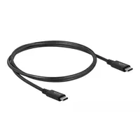 DeLock USB-C auf USB-C 0,8 m Schwarz