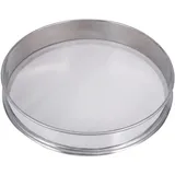 WMLBK Kräuterpollen-Extractor aus Edelstahl Stapelbar Sichter 35cm im Durchmesser Mehlsieb 150 Mesh Küchensieb für Küche Mehl Reis Nudeln Puderzucker (35cm)