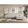 altdecor Ecksofa Cord mit Schlaffunktion 2-Sitzer Beige
