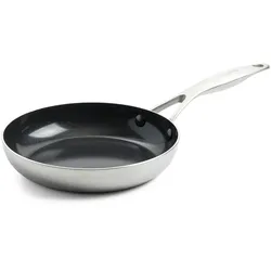 Bratpfanne Geneva18 cm - Silber Rund Keramik Greenpan
