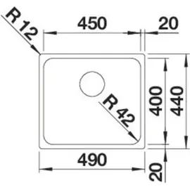 Blanco SOLIS 450-IF CNS 31⁄2 BF m.CF o.AF
