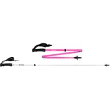 Salewa Pedroc Carbonium Wanderstock 125 cm pink-weiß