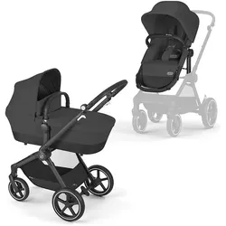 Kinder-Buggy CYBEX "Cybex Gold, Eos Lux", Baby, schwarz (moon schwarz), Kinderwagen