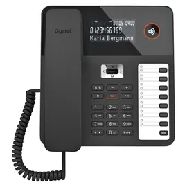 Gigaset Desk 800A schnurgebundenes Festnetztelefon schwarz,