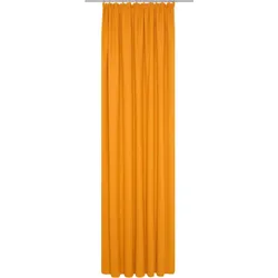 Vorhang WIRTH "WirthNatur", orange, B:127cm H:325cm, Baumwolle, Gardinen, nach Maß