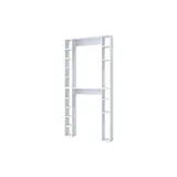 VCM Waschmaschinenschrank 98 x 200 x 18 cm Weiß