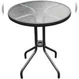 Mojawo Bistrotisch Ø 60 x 70 cm Anthrazit/Grau