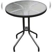 Mojawo Bistrotisch Ø 60 x 70 cm Anthrazit/Grau