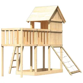 Karibu Spielhaus Frieda 107 x 291 x 107 cm Natur