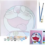 LA CUTE Malen nach Zahlen Anime Malset – Kreatives Malen nach Zahlen mit Rahmen 30x30cm (Komplettes Malset: Kreatives Malen nach Zahlen mit Rahmen und Farben, Malen nach Zahlen Set: Leinwand 30x30cm, Acrylfarben, Pinsel, Rahmen), Anime Malset: Hochwertige Leinwand 30x30cm mit Acrylfarben & Rahmen