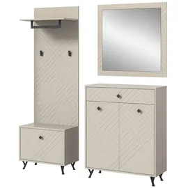 inn.furn Apunti Garderoben-Set 155 x 190 x 0 cm beige