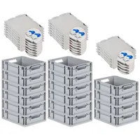 Proregal SuperSparSet 16x Eurobox NextGen Grip mit Scharnierdeckel und