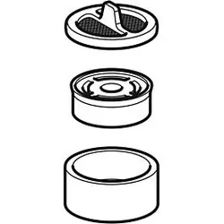 Geberit Set Filtersieb zu Hygienespülung 243066001 f. HS10 / HS30 / HS 50 Hygienespülung