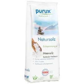 purux 6 x 1 Kg Mediterran Badesalz Grob Natur Salz Badezusatz Meersalz