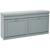hjh living Estha 11 52,0 x 104,0 x 24,0 cm grau / grau