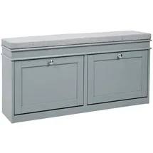 hjh living Estha 11 52,0 x 104,0 x 24,0 cm grau / grau
