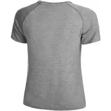 Damen Kurzarm Laufshirt ESSENTIALS SEAMLESS stone grey melange L