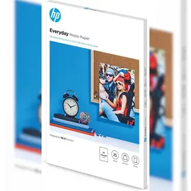 HP Fotopapier glänzend 25 Blatt DIN A4, 200 g/qm