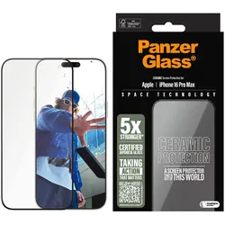 PANZERGLASS Displayschutzglas "Ceramic Screen Protection", transparent, B:11,00cm H:1,20cm T:19,50mm, Displayfolien, Displayschutzfolie, Schutzfolie, Bildschirmschutz, kratz- & stoßfest