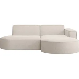kaiser möbel Eckcouch Cord 3-Sitzer Beige
