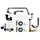 WOLF-Garten Wolf Anschluss-Set Warmwasser UP mit Druckminderer 1/2 für CGW-2"