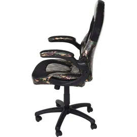 Mendler HWC-K13 Gaming-Stuhl Camouflage-schwarz