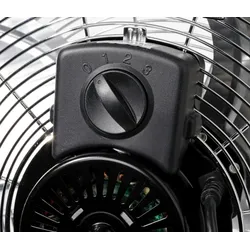 Tarrington House Bodenventilator WM2300, Aluminium / Metall, 55 x 30 x 54 cm, Ø 45 cm, 110 W, 3 Geschwindigkeiten, silber