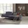 W.Schillig Eckcouch Leder 3-Sitzer Blau