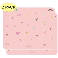 tinyloaders 2x SET XL Platzdeckchen, Platzmatte, Tischset, 65 cm x 50 cm, Fairyland | Gr.: onesize