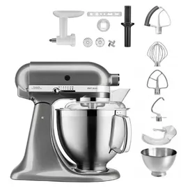 KitchenAid Artisan 5KSM185PS Medallion Silber Cookielover